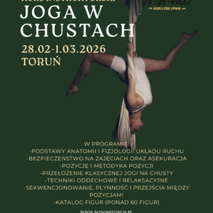 (zadatek) KURS INSTRUKTORSKI Joga w chustach 28.02-1.03.2026 | 1500 zł