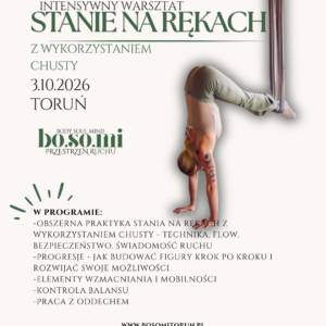 INTENSYWNY WARSZTAT STANIA NA RĘKACH z wykorzystaniem chusty 10.03.2026